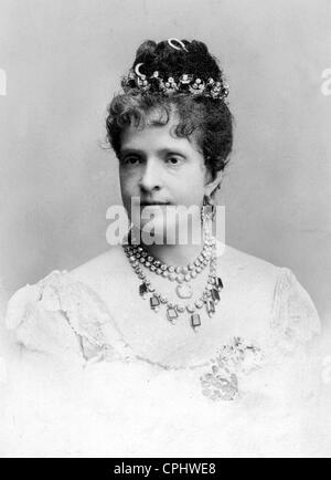 Queen Maria Pia of Portugal Stock Photo