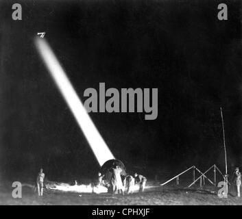 German searchlight position in the 1st World War Stock Photo