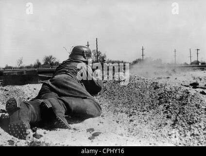 German soldier during fighting at Kharkov, 1942 Stock Photo