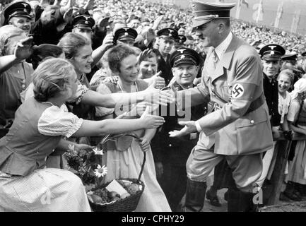 Adolf Hitler on the Bueckeberg, 1937 Stock Photo