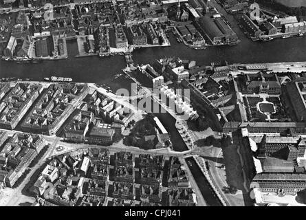 Aerial photo of Copenhagen Stock Photo