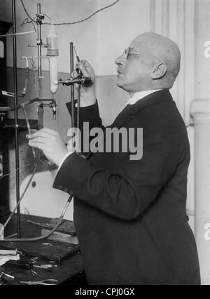 Fritz HABER (1868-1934) German Chemist At Work In His Laboratory At ...