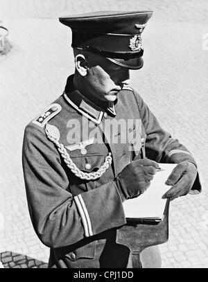 Staff sergeant of the Wehrmacht, 1938 Stock Photo