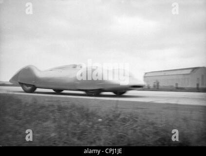 Bernd Rosemeyer in his record run, 1937 Stock Photo