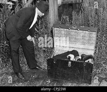 Victim of a gang war in New York, 1936 Stock Photo