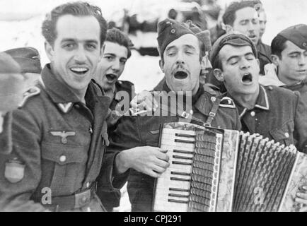 Spanish volunteers at the eastern Front, 1942 Stock Photo