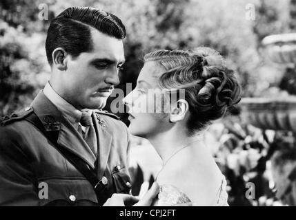 Cary Grant and Gertrude Michael in 'The Last Outpost', 1935 Stock Photo