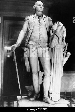 Statue of George Washington, 1929 Stock Photo