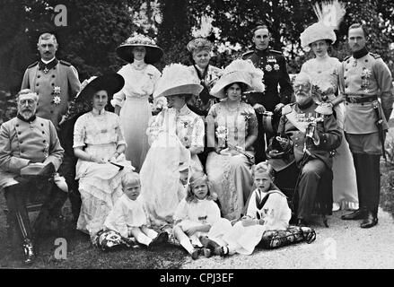 Christening of the son of Karl Eduard von Sachsen-Koburg-Gotha, 1912 Stock Photo