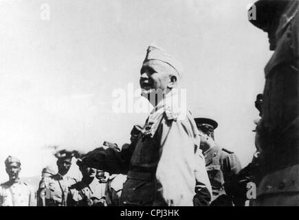 Marshall Pietro Badoglio in Addis Ababa, 1936 Stock Photo - Alamy