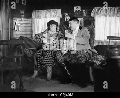 Trude Hesterberg and Paul Westermeier in 'Girl Kidnappers', 1936 Stock Photo