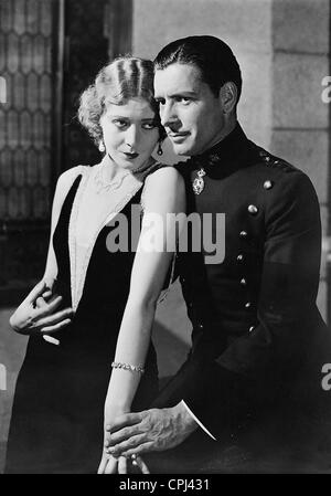 Vilma Banky and Ronald Colman in 'The magic flame', 1927 Stock Photo
