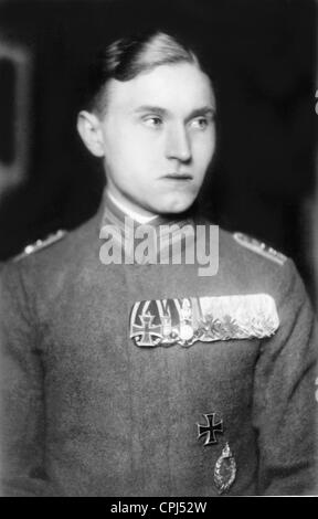 Gerhard Fieseler as a fighter pilot in WWI, 1918 Stock Photo