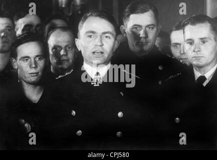 Guenther Prien in the Reich Chancellory, 1939 Stock Photo