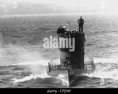 Submarine of Captain Lieutenant Guenther Prien, 1939 Stock Photo