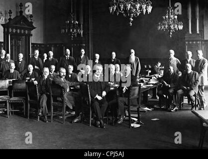 Main committee of the German Reichstag, 1918 Stock Photo