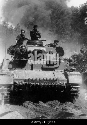 German tank IV on the Eastern front, 1942 Stock Photo - Alamy