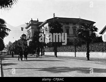 Conference building in Locarno, 1925 Stock Photo