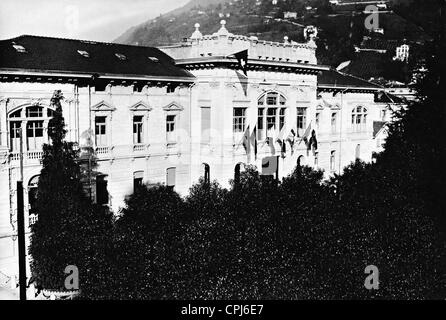 Governmental palace in Locarno, 1925 Stock Photo