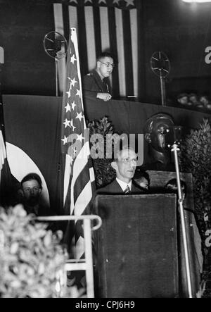 Joseph Goebbels during a speech, 1933 Stock Photo