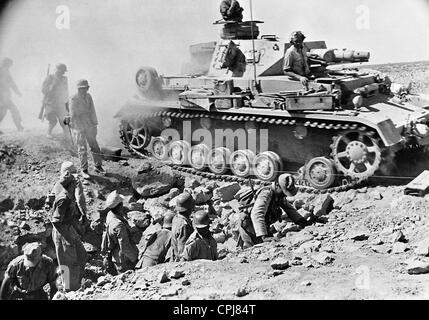 German Afrika Korps During The Battle Of Agedabia, 1942 Stock Photo - Alamy