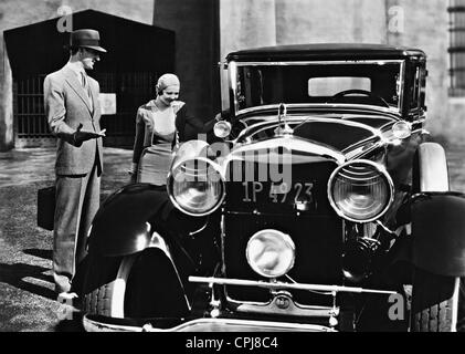 Gary Cooper and Sylvia Sidney in 'City Streets', 1931 Stock Photo