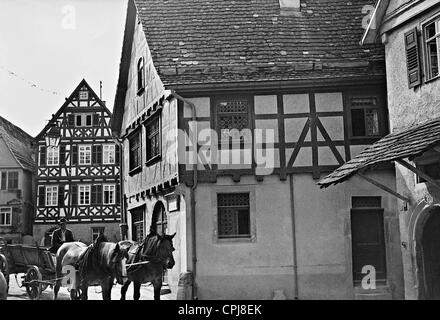 Schiller's birthplace in Marbach, 1934 Stock Photo