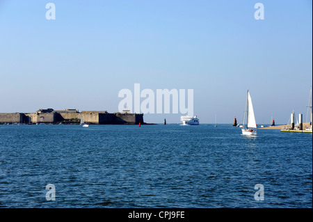 Port-Louis Citadelle near Lorient ,Morbihan,Bretagne,Brittany,France Stock Photo