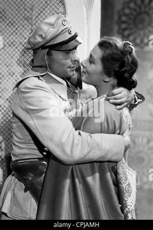 Joachim Gottschalk and Brigitte Horney 'Tumult in Damascus', 1939 Stock Photo