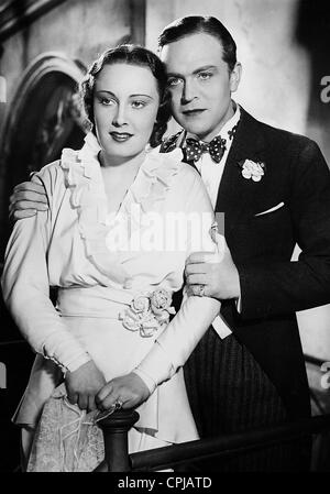 Lida Baarova and Gustav Froehlich in 'Barcarole', 1935 Stock Photo
