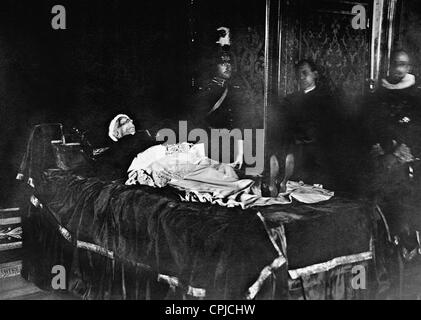 Display of Pope Leo XIII's body, 1903 Stock Photo