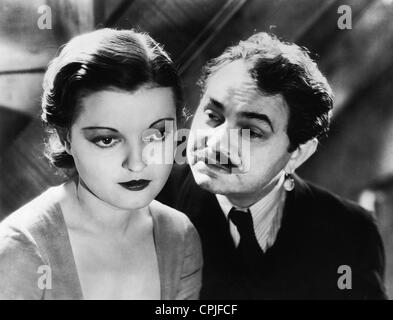 Zita Johann and Edward G. Robinson in 'Tiger Shark', 1932 Stock Photo