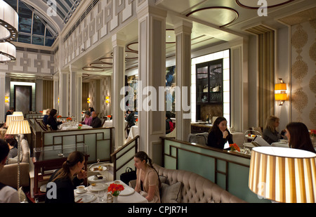 London, the afternoon tea hall of the Lanesborough hotel in Hide Park corner