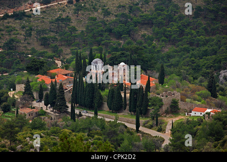 Nea Moni (, lit. 'New Monastery') is an 11th century monastery on the island of Chios, Northeast Aegean, Greece. Stock Photo