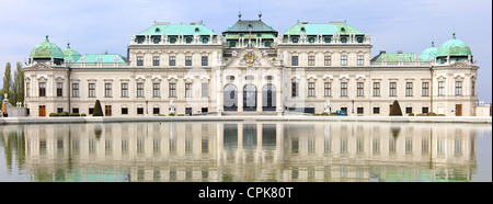 Belvedere castle in Vienna Stock Photo