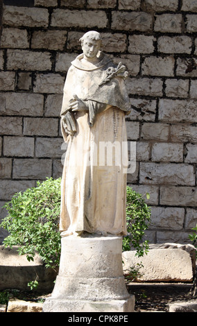 Statue of St. Joseph in St.Joseph's church  Nazareth Stock Photo