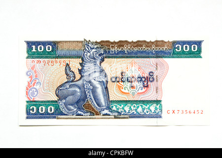 Currency of Myanmar (Burma) (kyat) Stock Photo