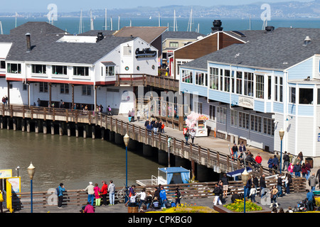 Pier 39 Fisherman's Wharf  San Francisco turist turism USA America California Stock Photo