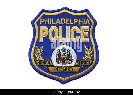 Philadelphia Police Department patch Stock Photo