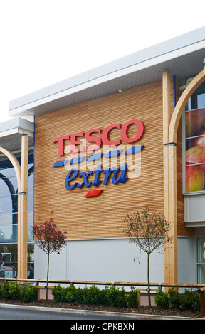 Tesco Extra store in Crewe Cheshire UK Stock Photo - Alamy