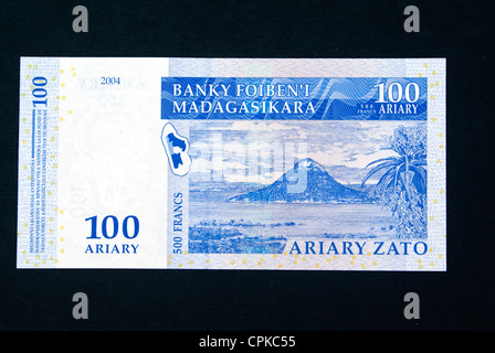 Currency of Madagascar (ariary) (reverse side) Stock Photo