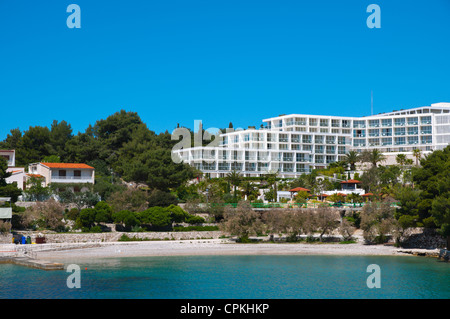 Amfora Hvar Grand Beach Resort hotel complex Hvar town Hvar Island Dalmatia Croatia Europe Stock Photo