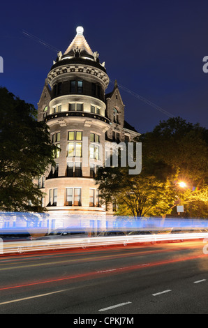 The historic 77th street Entrance to the American Museum of Natural History in New York City. Stock Photo