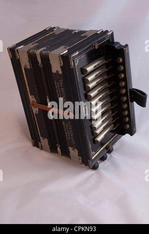 German antique melodeon Stock Photo