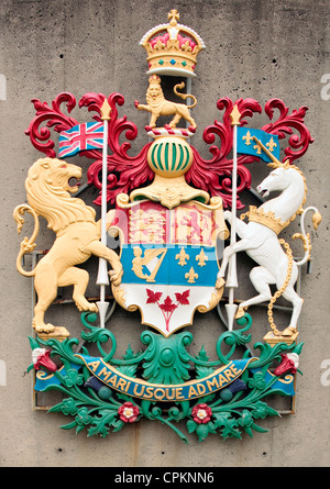 Royal Coat of Arms of Canada Stock Photo