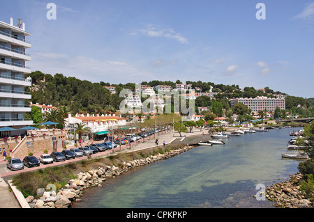 Marina at Cala Santa Galdana, Menorca, Balearic Islands, Spain Stock Photo