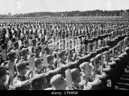 Reich Labour Service [Reichsarbeitsdienst, RAD] , 1938 Stock Photo