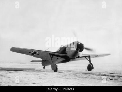 German fighter plane Focke Wulf Fw 190, 1943 Stock Photo
