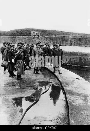 Hermann Goering visits German troops in France, 1940 Stock Photo