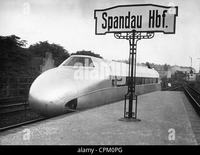 Rail Zeppelin of the Imperial Railway, 1930 Stock Photo